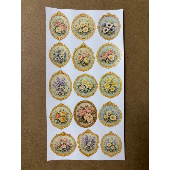 101 Adet Vintage Çiçek Temalı Sticker Seti Planner Ajanda Art Laptop Telefon Bullet Journal Etiket 101 Adet Vintage Çiçek Temalı Sticker Seti Planner Ajanda Art Laptop Telefon Bullet Journal Etiket