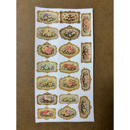 101 Adet Vintage Çiçek Temalı Sticker Seti Planner Ajanda Art Laptop Telefon Bullet Journal Etiket 101 Adet Vintage Çiçek Temalı Sticker Seti Planner Ajanda Art Laptop Telefon Bullet Journal Etiket
