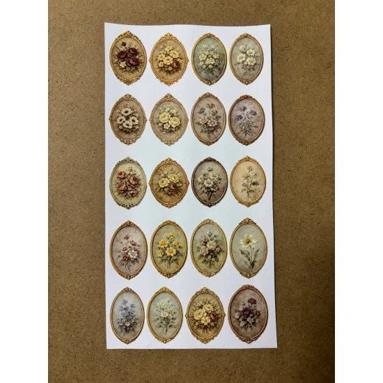 101 Adet Vintage Çiçek Temalı Sticker Seti Planner Ajanda Art Laptop Telefon Bullet Journal Etiket 101 Adet Vintage Çiçek Temalı Sticker Seti Planner Ajanda Art Laptop Telefon Bullet Journal Etiket