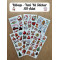 101 Adet Yılbaşı, Yeni Yıl Temalı Sticker Seti - Noel, Kardan Adam, Çam Ağacı, Hediye Paketi, Etiket