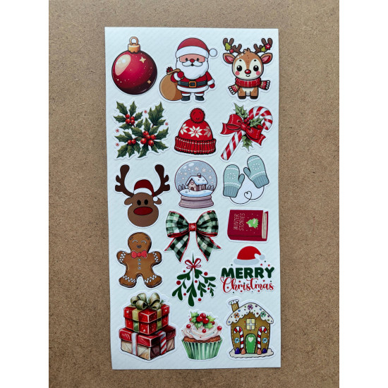 101 Adet Yılbaşı, Yeni Yıl Temalı Sticker Seti - Noel, Kardan Adam, Çam Ağacı, Hediye Paketi, Etiket 101 Adet Yılbaşı, Yeni Yıl Temalı Sticker Seti - Noel, Kardan Adam, Çam Ağacı, Hediye Paketi, Etiket