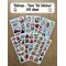 101 Adet Yılbaşı, Yeni Yıl Temalı Sticker Seti - Noel, Kardan Adam, Çam Ağacı, Hediye Paketi, Etiket