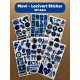 107 Adet Mavi Temalı Sticker Seti Ajanda Planner Bullet Journal Sanat Art Blue Etiket Çıkartma 107 Adet Mavi Temalı Sticker Seti Ajanda Planner Bullet Journal Sanat Art Blue Etiket Çıkartma