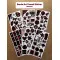 108 Adet Bordo Temalı Sticker Seti Ajanda Planner Bullet Journal Sanat Art Cherry Etiket Çıkartma