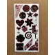 108 Adet Bordo Temalı Sticker Seti Ajanda Planner Bullet Journal Sanat Art Cherry Etiket Çıkartma 108 Adet Bordo Temalı Sticker Seti Ajanda Planner Bullet Journal Sanat Art Cherry Etiket Çıkartma