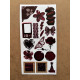 108 Adet Bordo Temalı Sticker Seti Ajanda Planner Bullet Journal Sanat Art Cherry Etiket Çıkartma 108 Adet Bordo Temalı Sticker Seti Ajanda Planner Bullet Journal Sanat Art Cherry Etiket Çıkartma