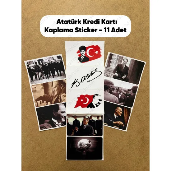 11 Adet Atatürk Kredi Kartı Banka Akbil Ulaşım Öğrenci Kart Kaplama Etiket Sticker Çıkartma Seti 11 Adet Atatürk Kredi Kartı Banka Akbil Ulaşım Öğrenci Kart Kaplama Etiket Sticker Çıkartma Seti