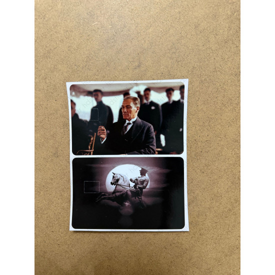 11 Adet Atatürk Kredi Kartı Banka Akbil Ulaşım Öğrenci Kart Kaplama Etiket Sticker Çıkartma Seti 11 Adet Atatürk Kredi Kartı Banka Akbil Ulaşım Öğrenci Kart Kaplama Etiket Sticker Çıkartma Seti