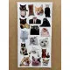 110 Adet Komik Kedi Temalı Sticker Seti Planner, Ajanda, Laptop Uyumlu Eğlenceli Kediler Mini Etiket 110 Adet Komik Kedi Temalı Sticker Seti Planner, Ajanda, Laptop Uyumlu Eğlenceli Kediler Mini Etiket