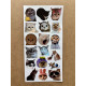 110 Adet Komik Kedi Temalı Sticker Seti Planner, Ajanda, Laptop Uyumlu Eğlenceli Kediler Mini Etiket 110 Adet Komik Kedi Temalı Sticker Seti Planner, Ajanda, Laptop Uyumlu Eğlenceli Kediler Mini Etiket