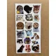 110 Adet Komik Kedi Temalı Sticker Seti Planner, Ajanda, Laptop Uyumlu Eğlenceli Kediler Mini Etiket 110 Adet Komik Kedi Temalı Sticker Seti Planner, Ajanda, Laptop Uyumlu Eğlenceli Kediler Mini Etiket