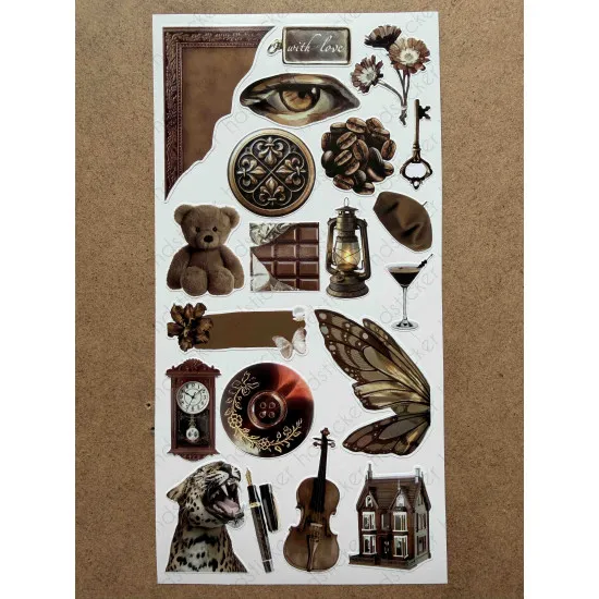 121 Adet Kahverengi Temalı Sticker Seti Ajanda Planner Vintage Retro Bullet Journal Sanat Art Brown Etiket Çıkartma 121 Adet Kahverengi Temalı Sticker Seti Ajanda Planner Vintage Retro Bullet Journal Sanat Art Brown Etiket Çıkartma