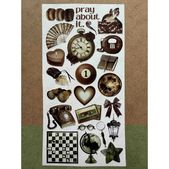 121 Adet Kahverengi Temalı Sticker Seti Ajanda Planner Vintage Retro Bullet Journal Sanat Art Brown Etiket Çıkartma 121 Adet Kahverengi Temalı Sticker Seti Ajanda Planner Vintage Retro Bullet Journal Sanat Art Brown Etiket Çıkartma
