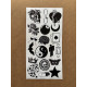 121 Adet Siyah Temalı Sticker Seti Ajanda Planner Bullet Journal Sanat Art Black Etiket Çıkartma 121 Adet Siyah Temalı Sticker Seti Ajanda Planner Bullet Journal Sanat Art Black Etiket Çıkartma