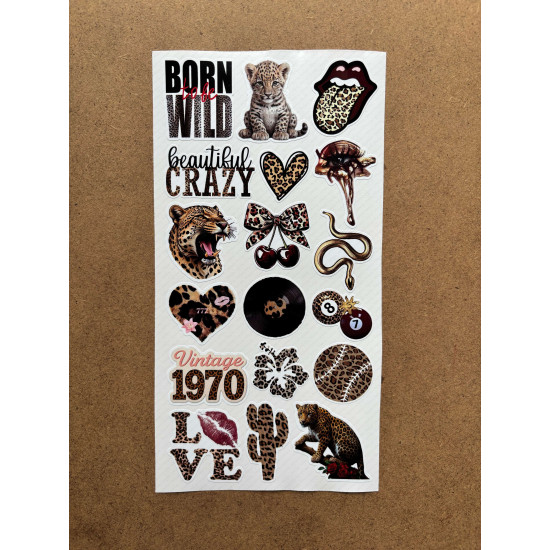 124 Adet Leopar Temalı Sticker Seti Ajanda Planner Bullet Journal Laptop Telefon Etiket Çıkartma 124 Adet Leopar Temalı Sticker Seti Ajanda Planner Bullet Journal Laptop Telefon Etiket Çıkartma