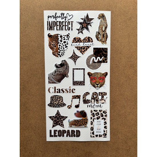 124 Adet Leopar Temalı Sticker Seti Ajanda Planner Bullet Journal Laptop Telefon Etiket Çıkartma 124 Adet Leopar Temalı Sticker Seti Ajanda Planner Bullet Journal Laptop Telefon Etiket Çıkartma