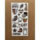 124 Adet Leopar Temalı Sticker Seti Ajanda Planner Bullet Journal Laptop Telefon Etiket Çıkartma 124 Adet Leopar Temalı Sticker Seti Ajanda Planner Bullet Journal Laptop Telefon Etiket Çıkartma