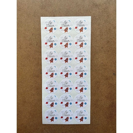 126 Adet 3 cm İyi Tatiller Yapışkanlı Sticker Karne Öğretmen Etiketi Mezuniyet Hatırası Okul Hediye 126 Adet 3 cm İyi Tatiller Yapışkanlı Sticker Karne Öğretmen Etiketi Mezuniyet Hatırası Okul Hediye