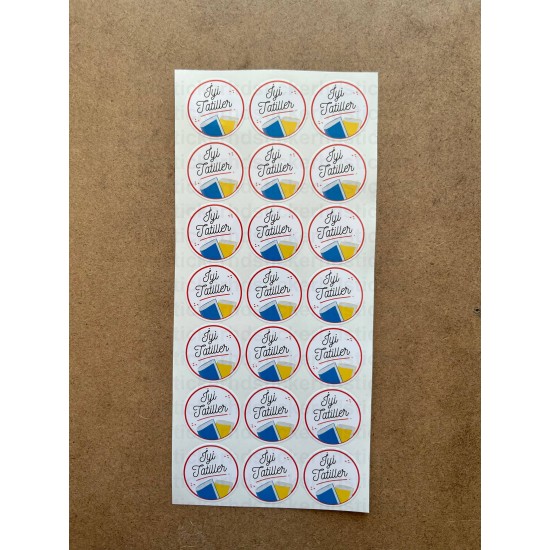 126 Adet 3 cm İyi Tatiller Yapışkanlı Sticker Karne Öğretmen Etiketi Mezuniyet Hatırası Okul Hediye 126 Adet 3 cm İyi Tatiller Yapışkanlı Sticker Karne Öğretmen Etiketi Mezuniyet Hatırası Okul Hediye