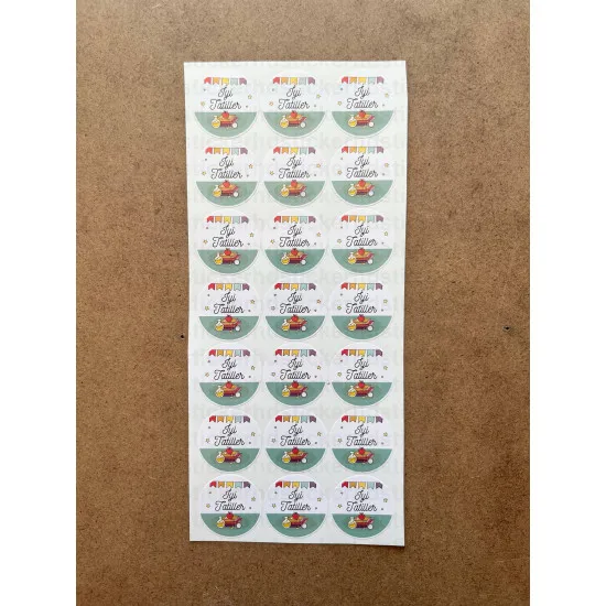 126 Adet 3 cm İyi Tatiller Yapışkanlı Sticker Karne Öğretmen Etiketi Mezuniyet Hatırası Okul Hediye 126 Adet 3 cm İyi Tatiller Yapışkanlı Sticker Karne Öğretmen Etiketi Mezuniyet Hatırası Okul Hediye