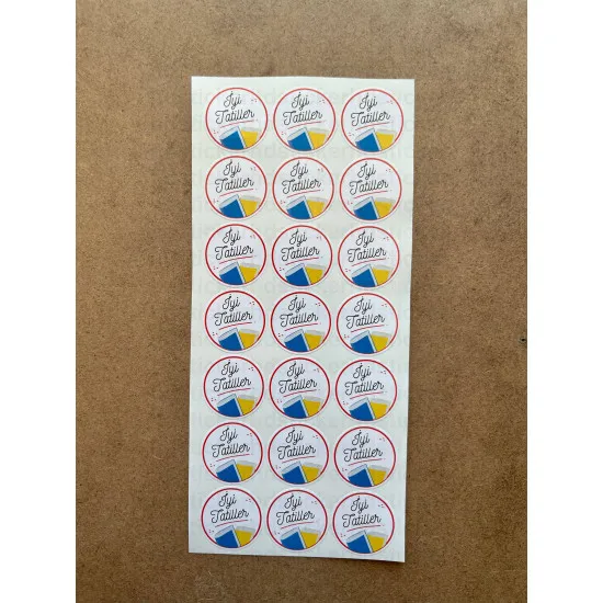 126 Adet 3 cm İyi Tatiller Yapışkanlı Sticker Karne Öğretmen Etiketi Mezuniyet Hatırası Okul Hediye 126 Adet 3 cm İyi Tatiller Yapışkanlı Sticker Karne Öğretmen Etiketi Mezuniyet Hatırası Okul Hediye