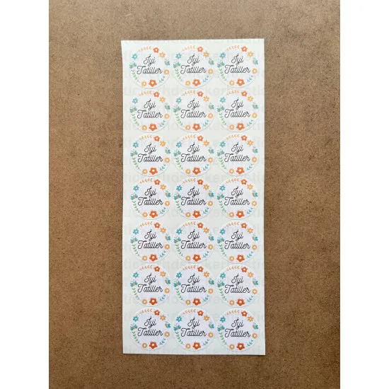 126 Adet 3 cm İyi Tatiller Yapışkanlı Sticker Karne Öğretmen Etiketi Mezuniyet Hatırası Okul Hediye 126 Adet 3 cm İyi Tatiller Yapışkanlı Sticker Karne Öğretmen Etiketi Mezuniyet Hatırası Okul Hediye