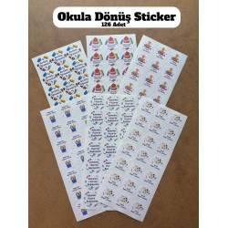 126 Adet 3 cm Okula Dönüş Sticker - Okula Başlangıç, Öğretmen Etiket, Hediye, Motivasyon, Başarılar 126 Adet 3 cm Okula Dönüş Sticker - Okula Başlangıç, Öğretmen Etiket, Hediye, Motivasyon, Başarılar