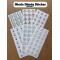 126 Adet 3 cm Okula Dönüş Sticker - Okula Başlangıç, Öğretmen Etiket, Hediye, Motivasyon, Başarılar