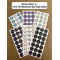 126 Adet Mutlu Yıllar Yeni Yıl Yılbaşı Sticker Etiket Seti Hediye Paketleme Ambalaj Süsleme P9