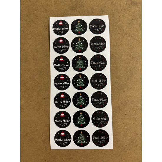 126 Adet Mutlu Yıllar Yeni Yıl Yılbaşı Sticker Etiket Seti Hediye Paketleme Ambalaj Süsleme P9 126 Adet Mutlu Yıllar Yeni Yıl Yılbaşı Sticker Etiket Seti Hediye Paketleme Ambalaj Süsleme P9