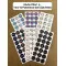 126 Adet Mutlu Yıllar Yeni Yıl Yılbaşı Sticker Etiket Seti Hediye Paketleme Ambalaj Süsleme P9