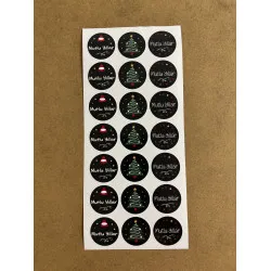 126 Adet Mutlu Yıllar Yeni Yıl Yılbaşı Sticker Etiket Seti Hediye Paketleme Ambalaj Süsleme P9