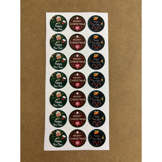 126 Adet Mutlu Yıllar Yılbaşı Temalı Yeni Yıl Sticker Etiket Hediye Paketleme Ambalaj Süsleme P2 126 Adet Mutlu Yıllar Yılbaşı Temalı Yeni Yıl Sticker Etiket Hediye Paketleme Ambalaj Süsleme P2