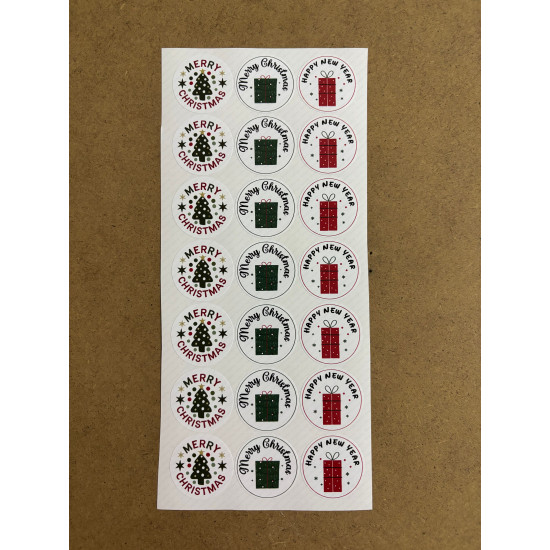 126 Adet Mutlu Yıllar Yılbaşı Temalı Yeni Yıl Sticker Etiket Hediye Paketleme Ambalaj Süsleme P2 126 Adet Mutlu Yıllar Yılbaşı Temalı Yeni Yıl Sticker Etiket Hediye Paketleme Ambalaj Süsleme P2