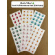 126 Adet Yılbaşı Yeni Yıl Hediye Paketleme Sticker Etiket Seti Mutlu Yıllar Ambalaj Süsleme P3