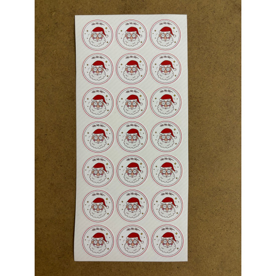 126 Adet Yılbaşı Yeni Yıl Hediye Paketleme Sticker Etiket Seti Mutlu Yıllar Ambalaj Süsleme P3