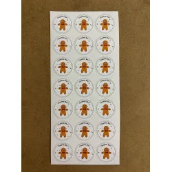 126 Adet Yılbaşı Yeni Yıl Hediye Paketleme Sticker Etiket Seti Mutlu Yıllar Ambalaj Süsleme P3