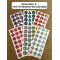 126 Adet Yılbaşı Yeni Yıl Mutlu Yıllar Sticker Etiket Hediye Paketleme Ambalaj Süsleme Dekor P10