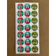 126 Adet Yılbaşı Yeni Yıl Mutlu Yıllar Sticker Etiket Hediye Paketleme Ambalaj Süsleme Dekor P10 126 Adet Yılbaşı Yeni Yıl Mutlu Yıllar Sticker Etiket Hediye Paketleme Ambalaj Süsleme Dekor P10