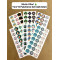 126 Adet Yılbaşı Yeni Yıl Mutlu Yıllar Sticker Etiket Seti Hediye Paketleme Ambalaj Süsleme P1