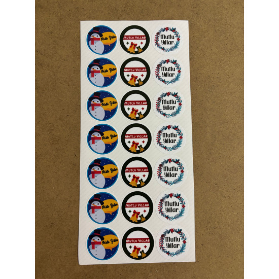 126 Adet Yılbaşı Yeni Yıl Mutlu Yıllar Sticker Etiket Seti Hediye Paketleme Ambalaj Süsleme P1 126 Adet Yılbaşı Yeni Yıl Mutlu Yıllar Sticker Etiket Seti Hediye Paketleme Ambalaj Süsleme P1