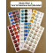 126 Adet Yılbaşı Yeni Yıl Sticker Etiket Seti Hediye Paketleme Mutlu Yıllar Ambalaj Dekor P8