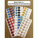 126 Adet Yılbaşı Yeni Yıl Sticker Etiket Seti Hediye Paketleme Mutlu Yıllar Ambalaj Dekor P8 126 Adet Yılbaşı Yeni Yıl Sticker Etiket Seti Hediye Paketleme Mutlu Yıllar Ambalaj Dekor P8