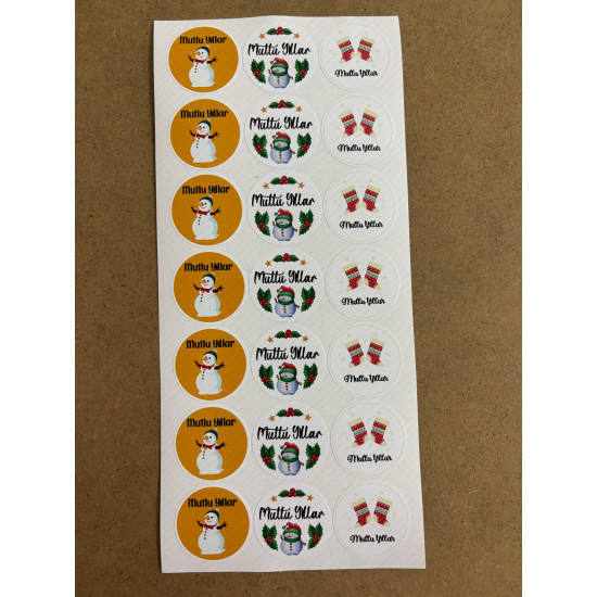 126 Adet Yılbaşı Yeni Yıl Sticker Etiket Seti Hediye Paketleme Mutlu Yıllar Ambalaj Dekor P8 126 Adet Yılbaşı Yeni Yıl Sticker Etiket Seti Hediye Paketleme Mutlu Yıllar Ambalaj Dekor P8