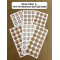 126 Adet Yılbaşı Yeni Yıl Sticker Etiket Seti Mutlu Yıllar Hediye Paketleme Ambalaj Süsleme P5