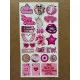 128 Adet Pembe Temalı Sticker Ajanda Planner Bullet Journal Sanat Art Pink Estetik Etiket Çıkartma 128 Adet Pembe Temalı Sticker Ajanda Planner Bullet Journal Sanat Art Pink Estetik Etiket Çıkartma
