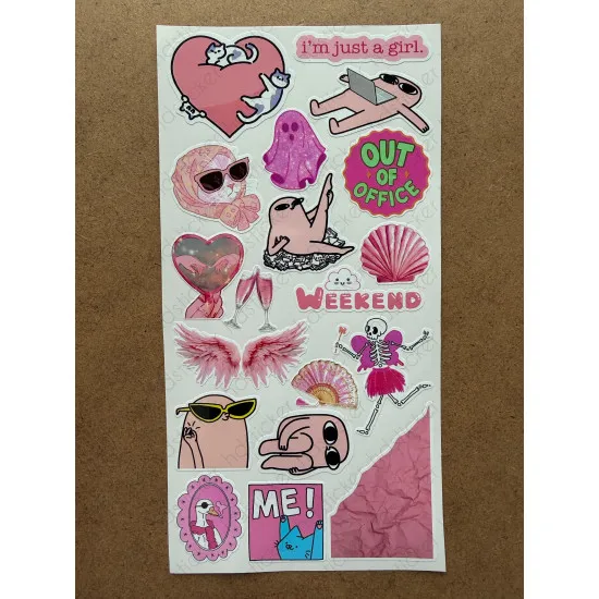 128 Adet Pembe Temalı Sticker Ajanda Planner Bullet Journal Sanat Art Pink Estetik Etiket Çıkartma 128 Adet Pembe Temalı Sticker Ajanda Planner Bullet Journal Sanat Art Pink Estetik Etiket Çıkartma