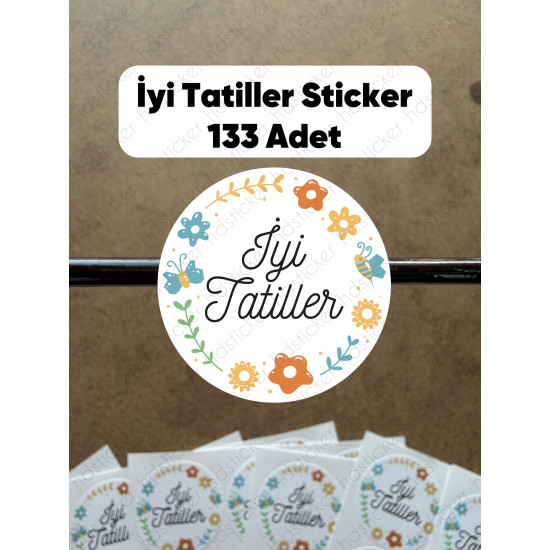 133 Adet İyi Tatiller Yapışkanlı Sticker Karne Öğretmen Etiketi Okul Hediye Başarı Ödül Çıkartma 133 Adet İyi Tatiller Yapışkanlı Sticker Karne Öğretmen Etiketi Okul Hediye Başarı Ödül Çıkartma
