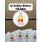 133 Adet İyi Tatiller Yapışkanlı Sticker Karne Öğretmen Etiketi Okul Hediye Paketleme Çıkartması
