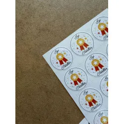 133 Adet İyi Tatiller Yapışkanlı Sticker Karne Öğretmen Etiketi Okul Hediye Paketleme Çıkartması